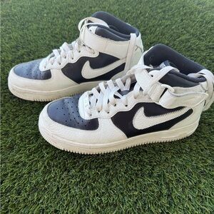 Nike High-Top Sneakers in Black and White